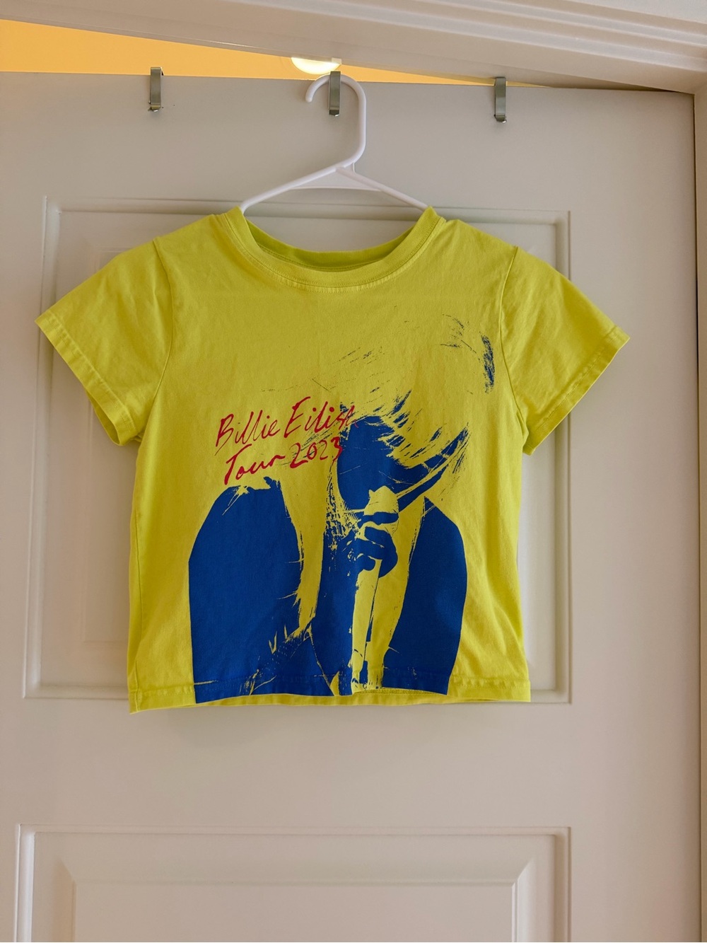 Billie Eilish Yellow 2023 Tour Baby Tee